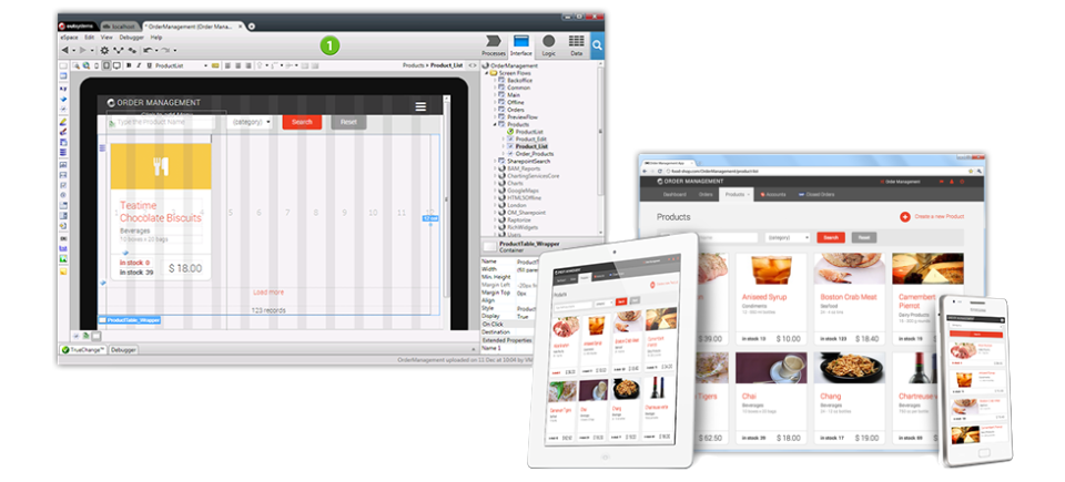 OutSystems характеристики