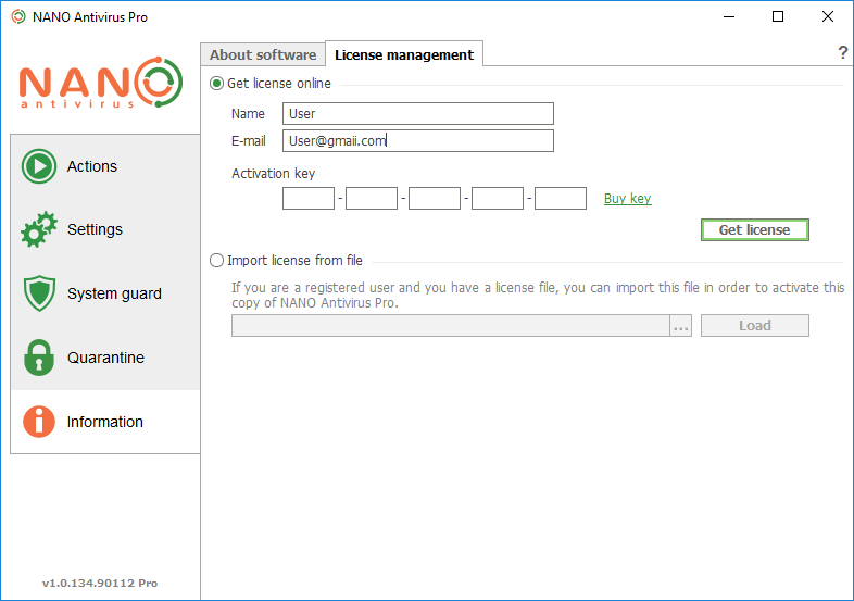 NANO Antivirus ПО