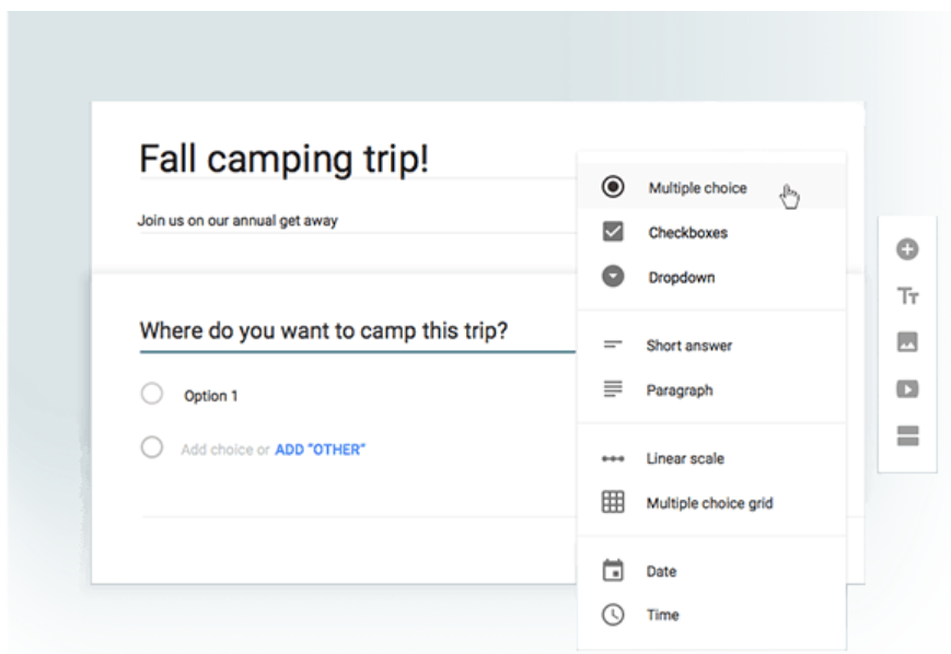 Google Forms ПО