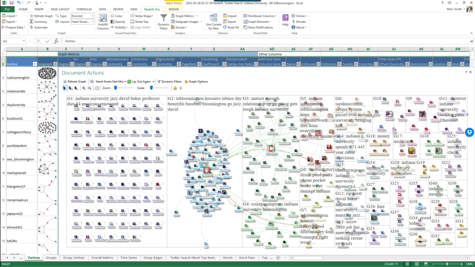NodeXL ПО