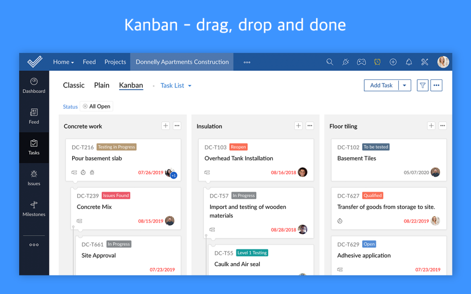 Zoho Projects характеристики