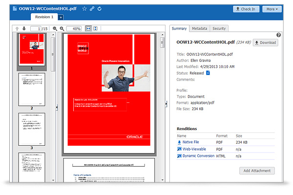Oracle WebCenter Content отзывы