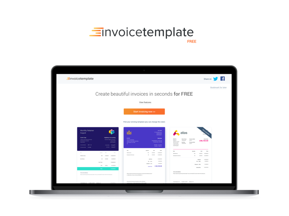 Invoice Template программа