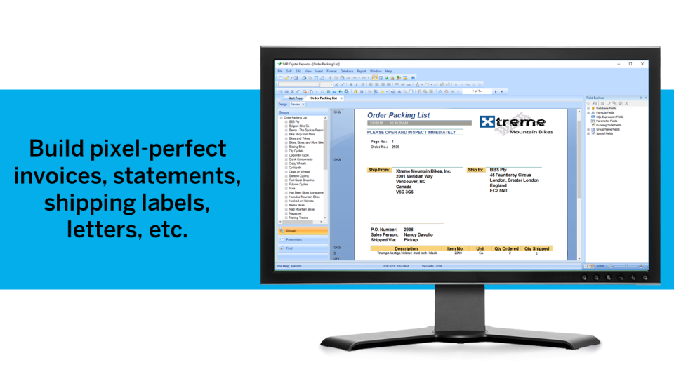 SAP Crystal Reports ПО