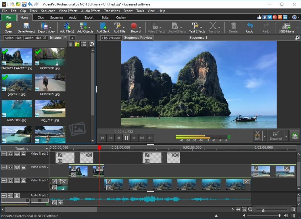 VideoPad подбор