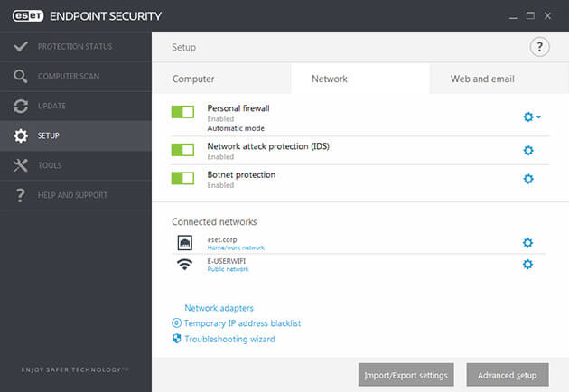 ESET Endpoint Security ПО