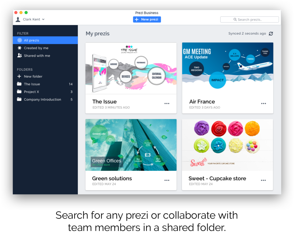 Prezi Business ПО
