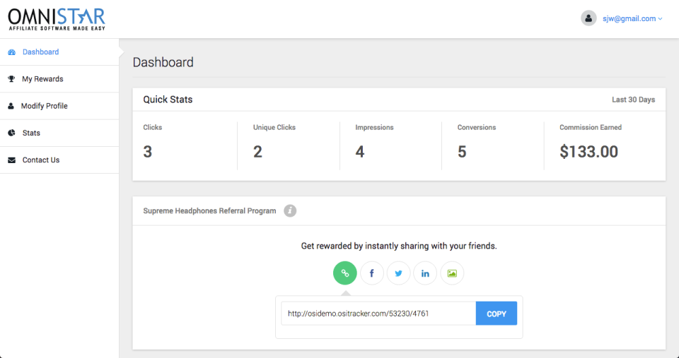 Omnistar Affiliate Software ПО