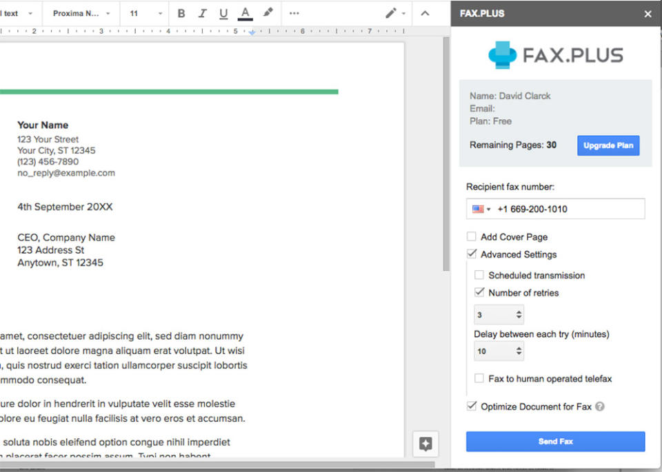 FAX.PLUS подбор