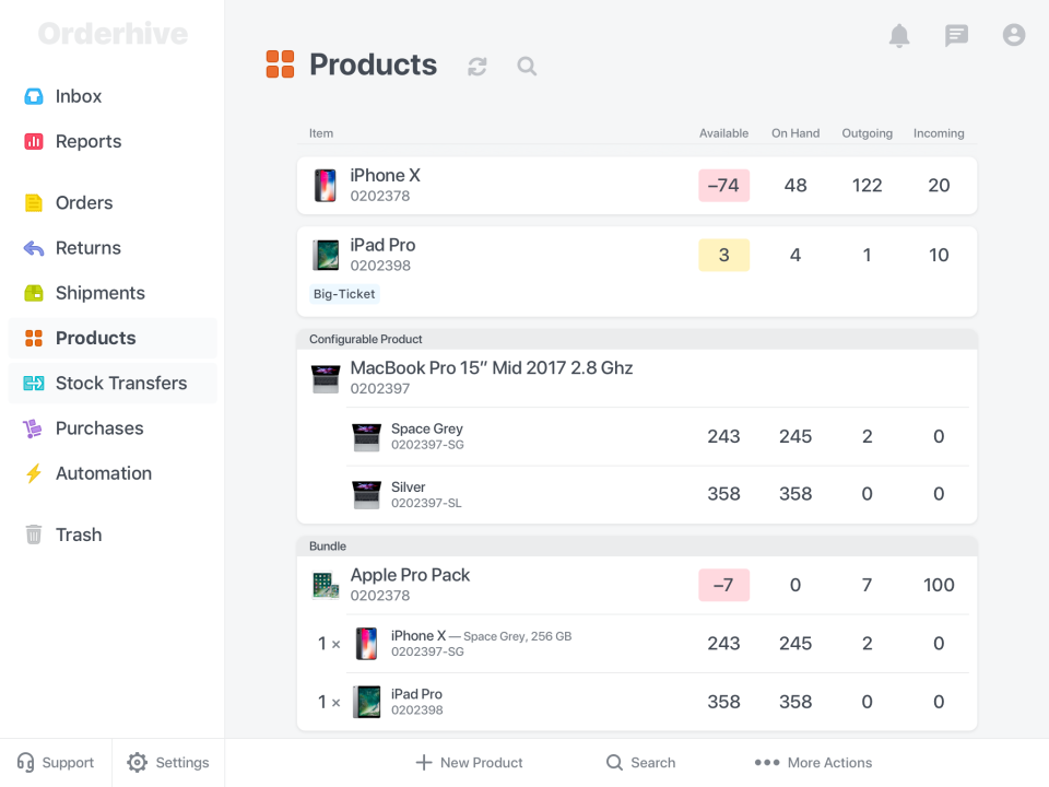 Orderhive подбор