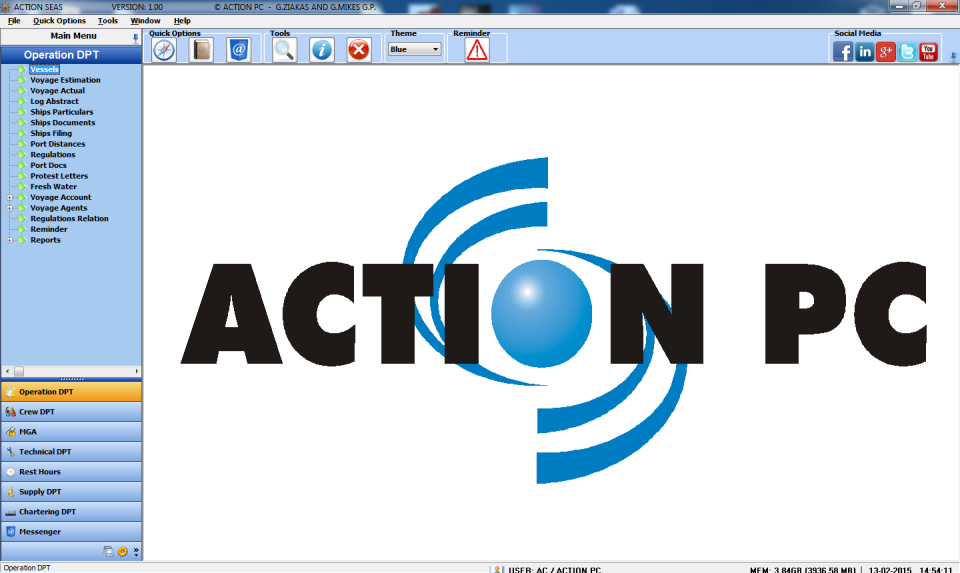 Action Seas Software программа