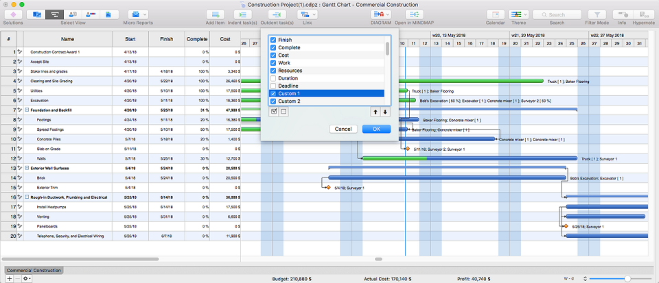 ConceptDraw Project ПО