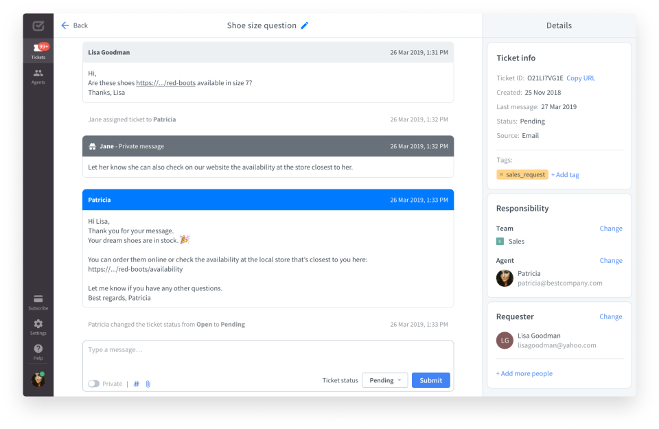 HelpDesk характеристики