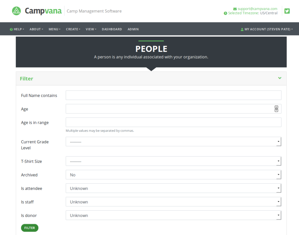 Campvana подбор