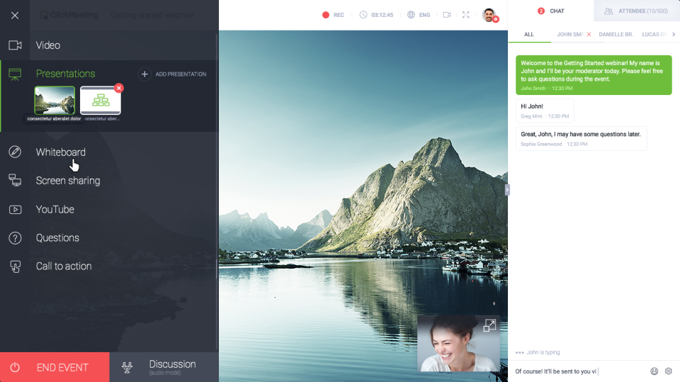 ClickMeeting характеристики