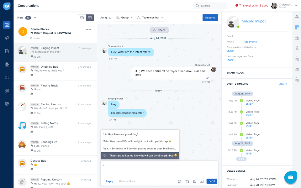 Freshchat программа