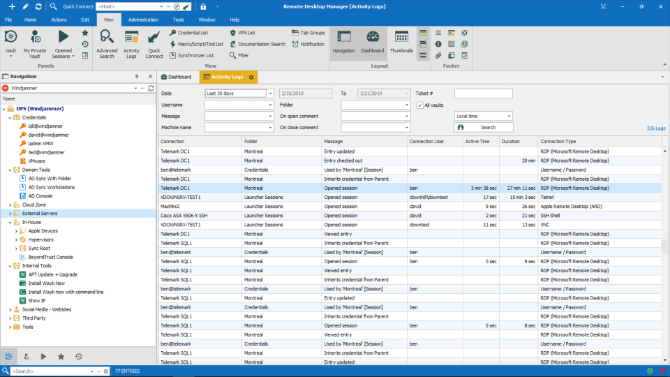 Remote Desktop Manager сравнение