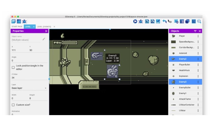 GDevelop ПО