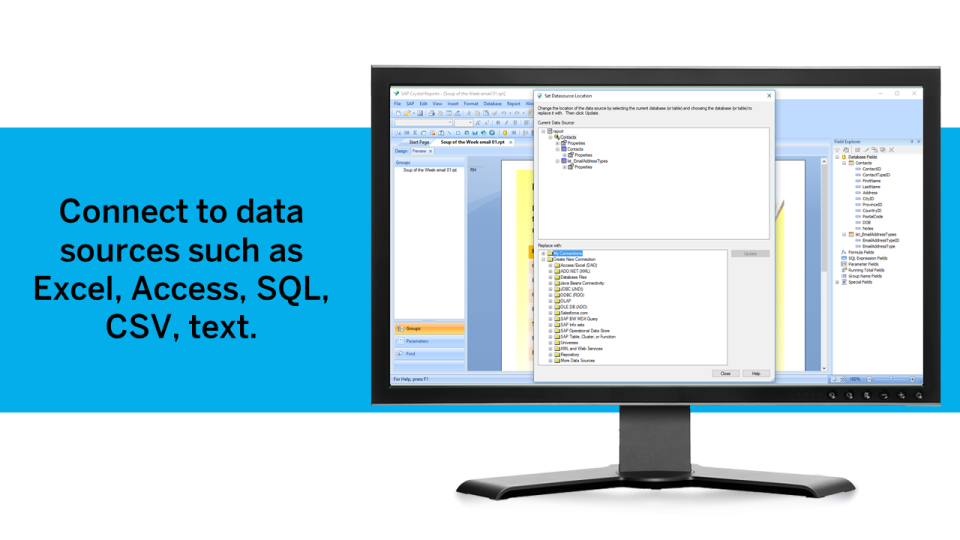 SAP Crystal Reports подбор