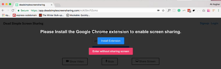 Dead Simple Screen Sharing характеристики
