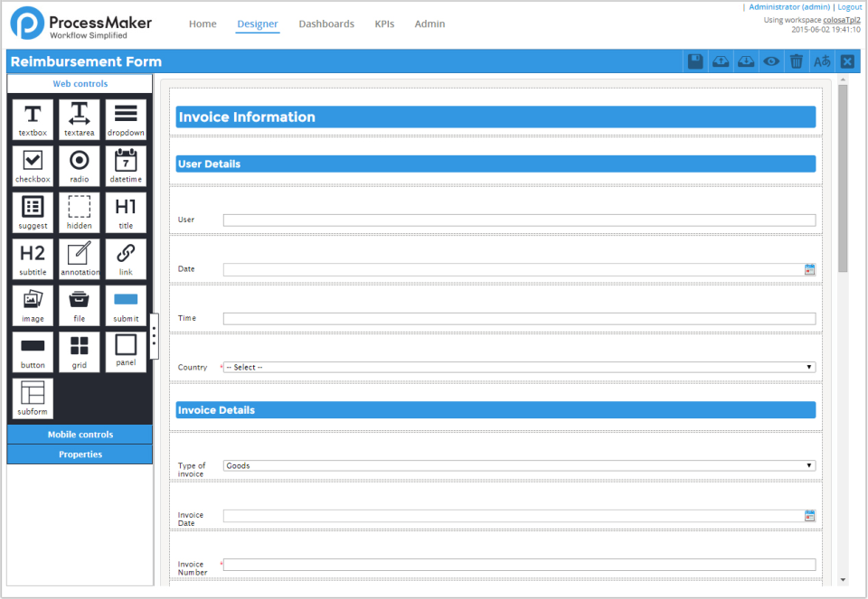 ProcessMaker BPM Software характеристики