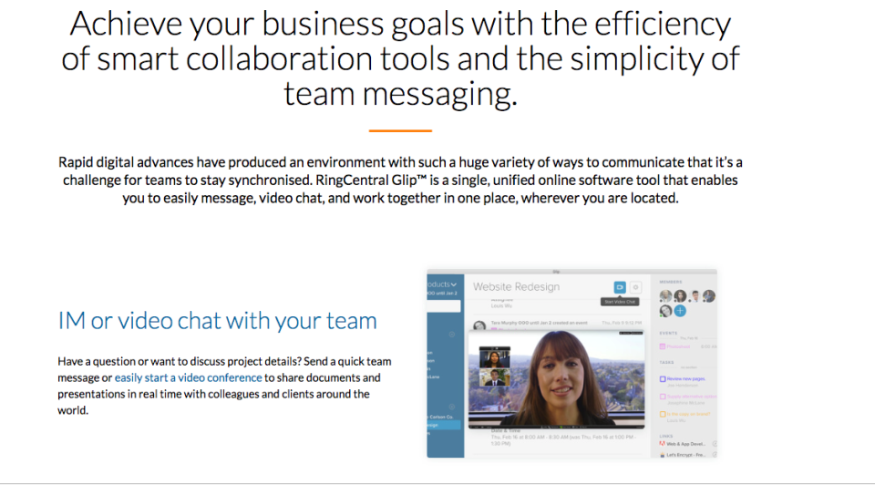 Glip by RingCentral программа