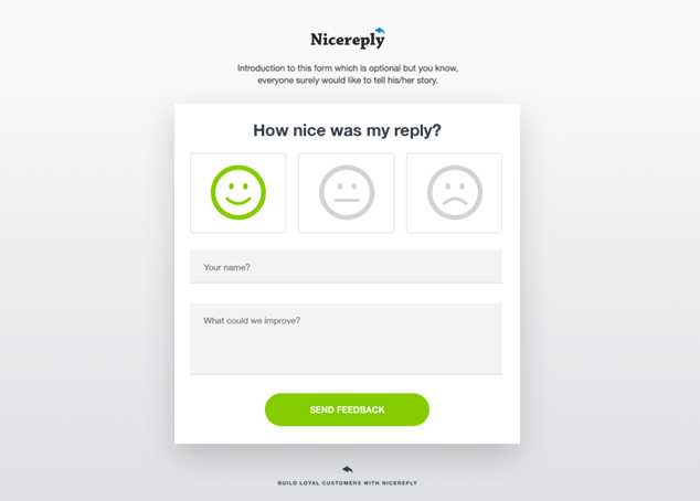 Nicereply характеристики