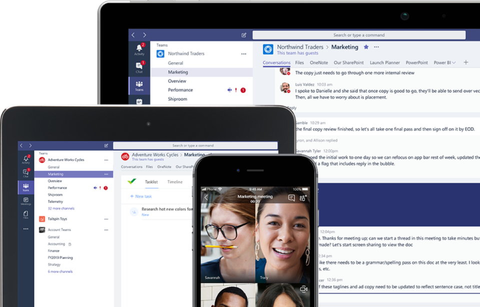 Microsoft Teams характеристики