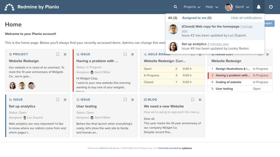 Redmine сравнение