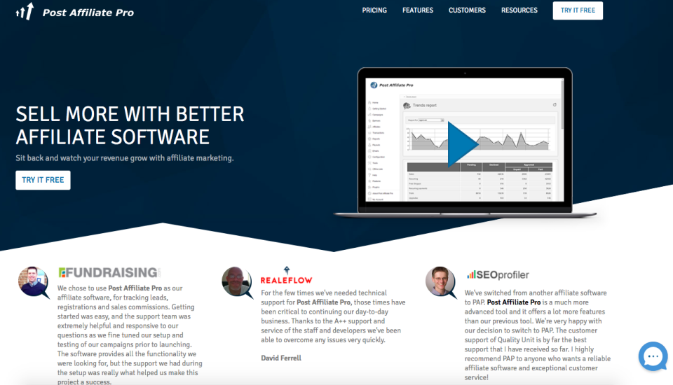 Post Affiliate Pro