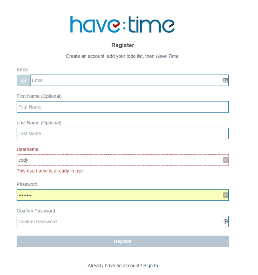 Have Time ПО