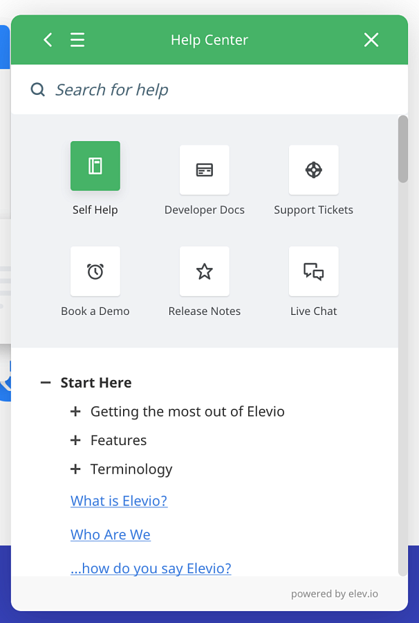 elevio характеристики
