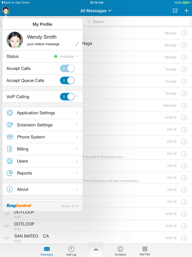 RingCentral Office ПО