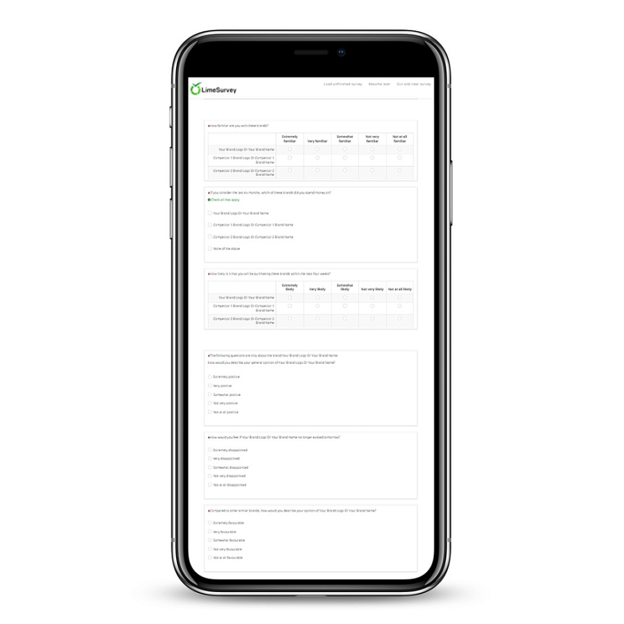 LimeSurvey подбор