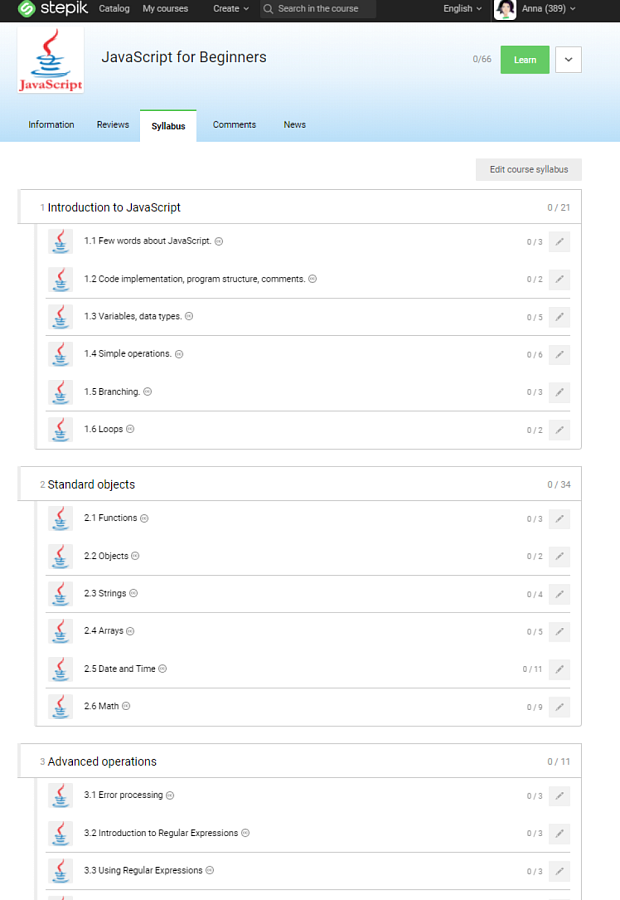 Stepik ПО