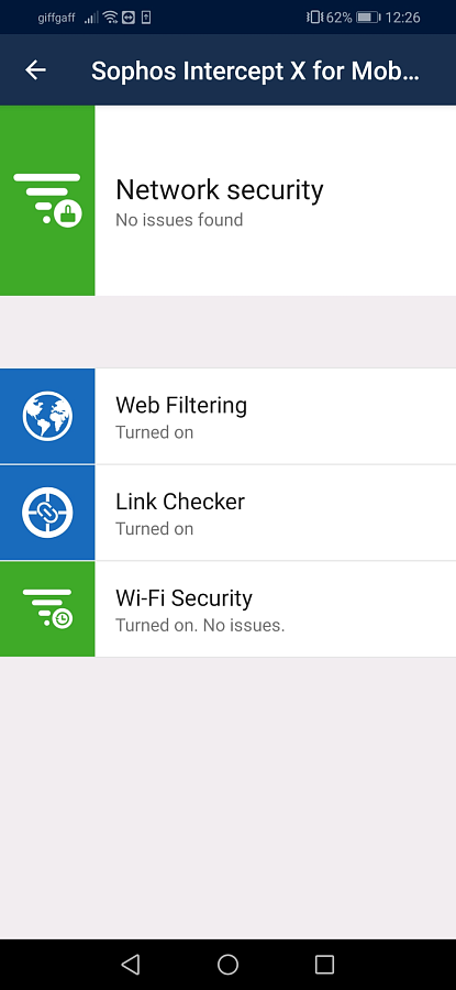 Sophos Mobile характеристики