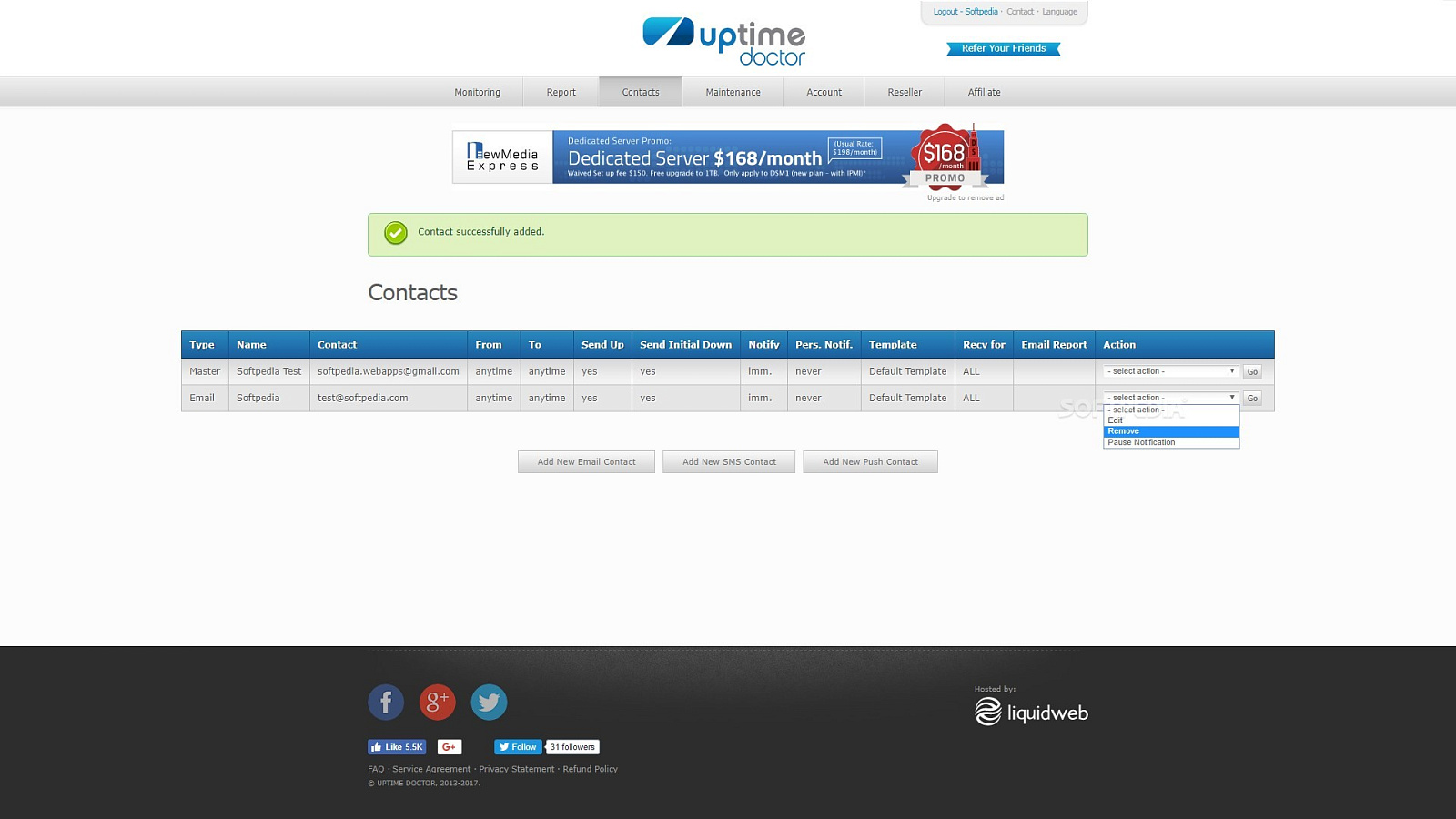 Uptime Doctor программа
