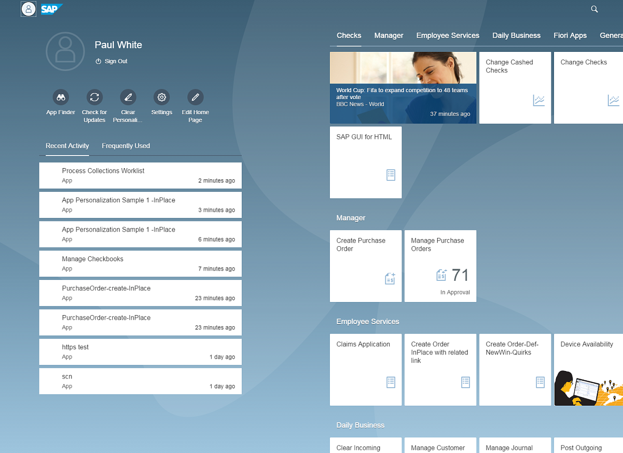 SAP NetWeaver Portal программа