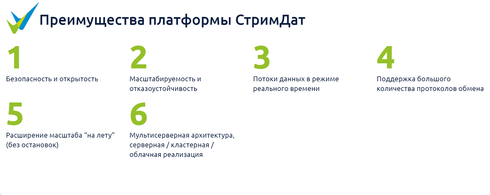 StreamDat характеристики