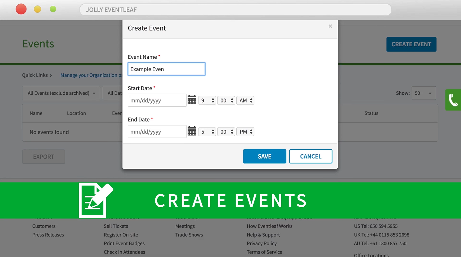 Eventleaf