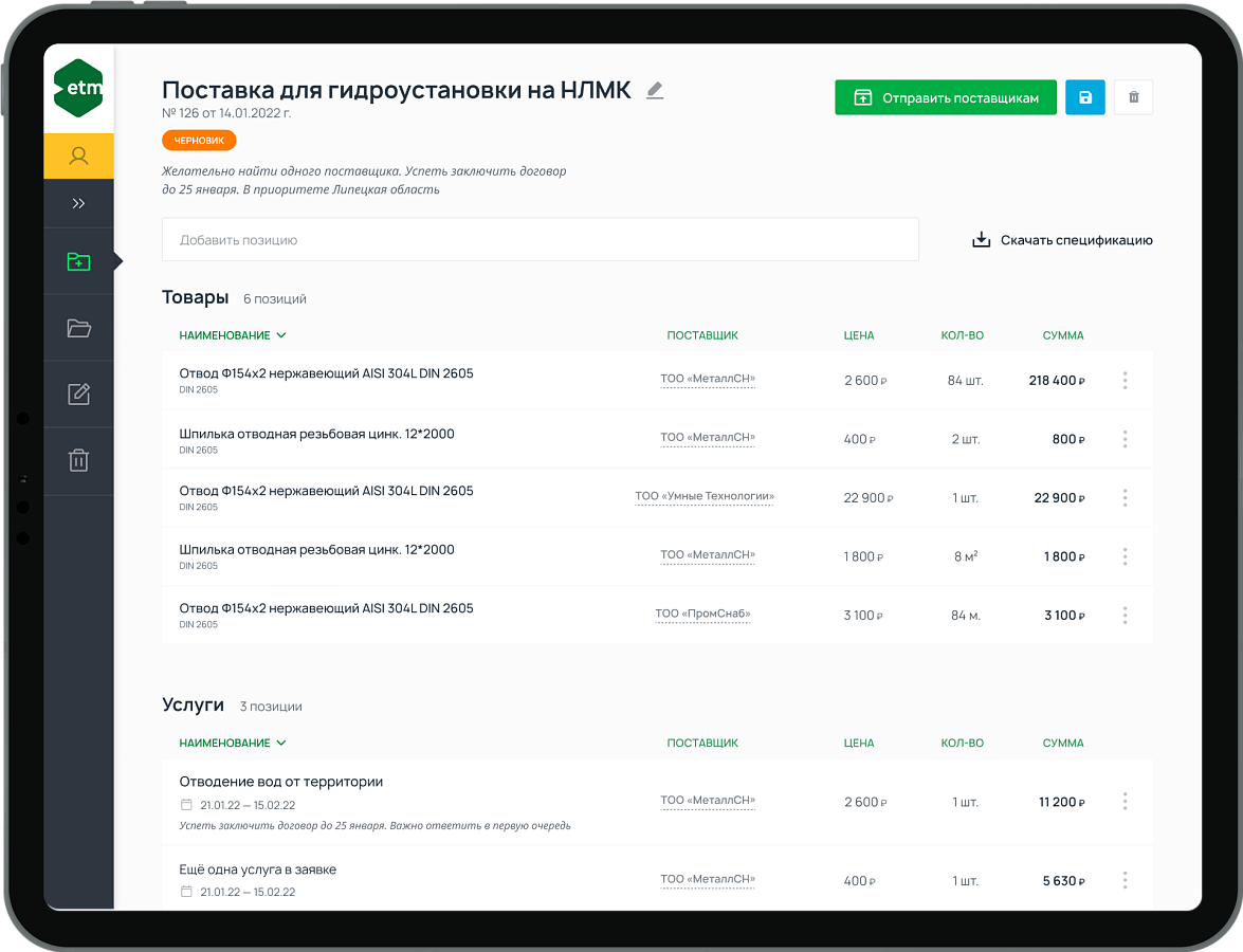 etm Market отзывы