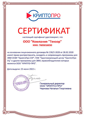 Компания «Тензор»