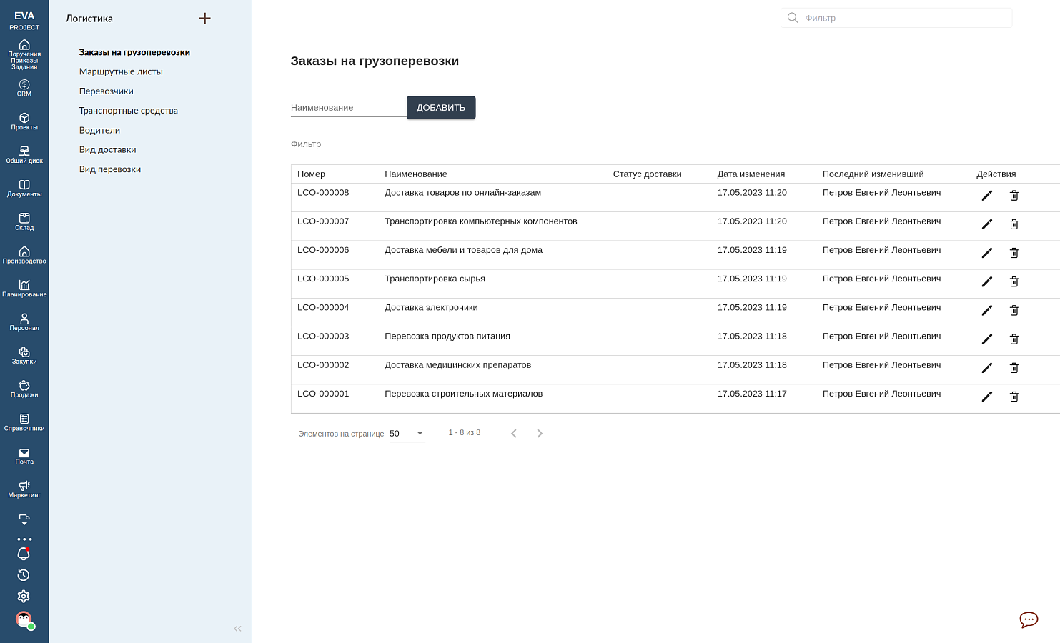 Carbon ERP подбор