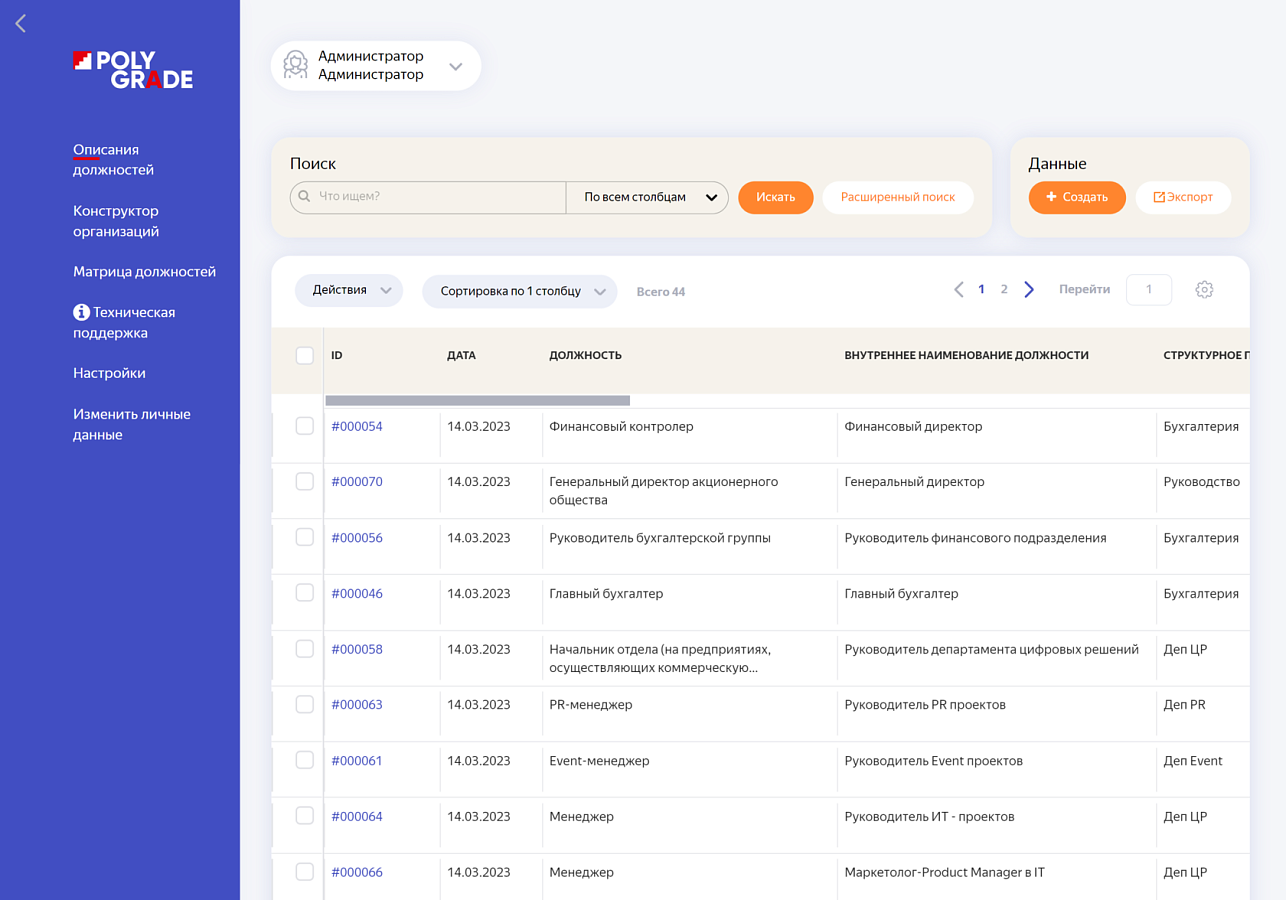 Polygrade программа