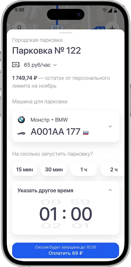 Паркоматика характеристики