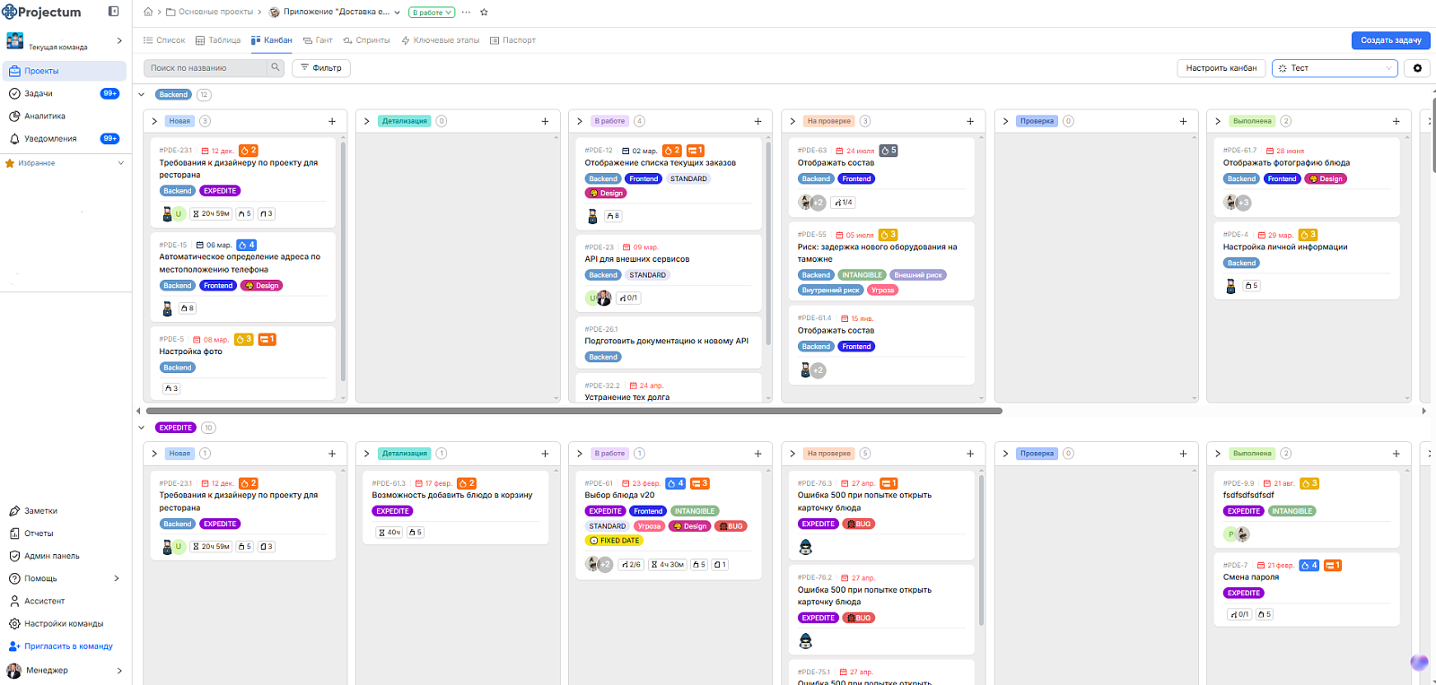 Projectum ПО