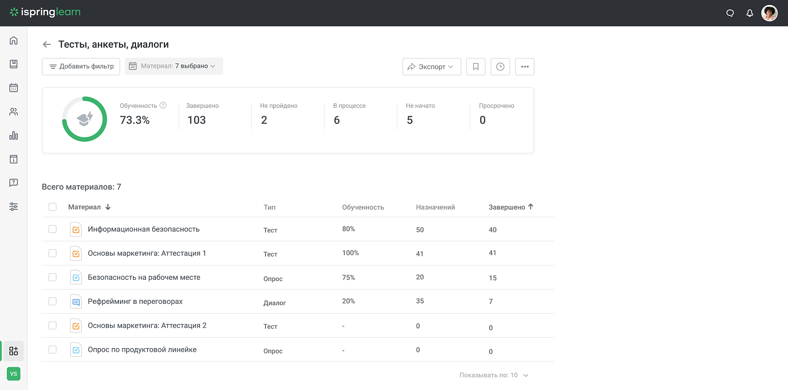 iSpring LMS (Learn)