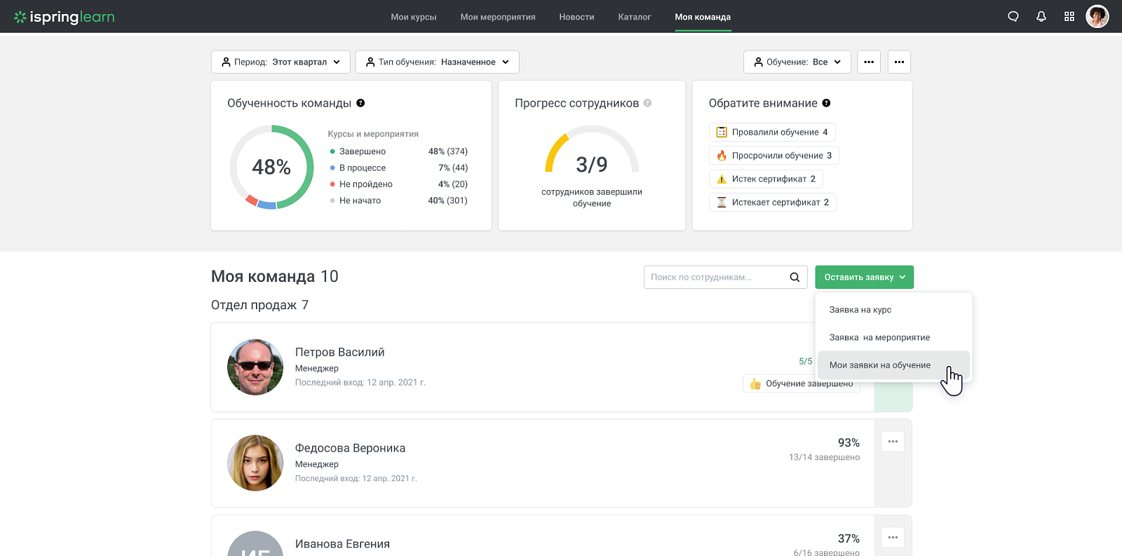 iSpring LMS (Learn) 