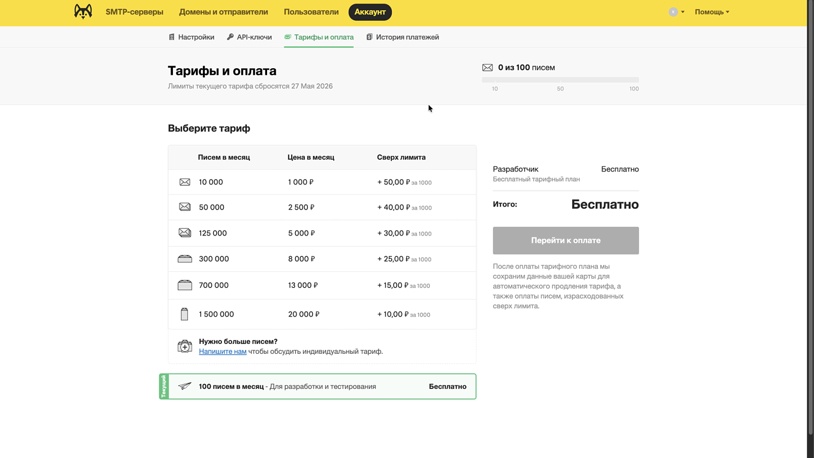 Haskimail подбор