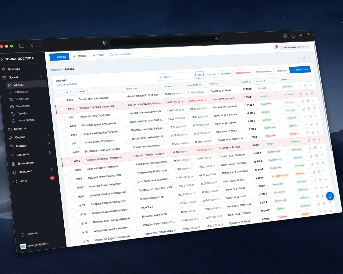 Allrent-CRM подбор